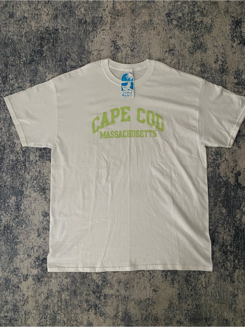 Cape Cod Massachusetts Graphic T-Shirt White Tourist Beach Tee Adult XL